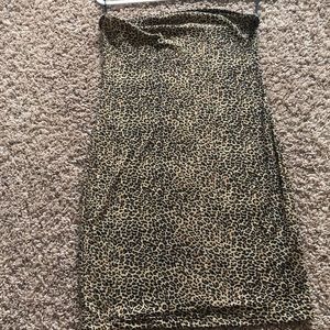 Shein cheetah mini dress